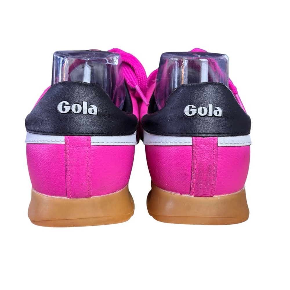 Gola Classics Stadium Quilted Leather Sneakers Pink/White – Women’s Sz 7.5 - Picture 6 of 10